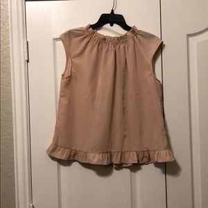 Blush colored blouse